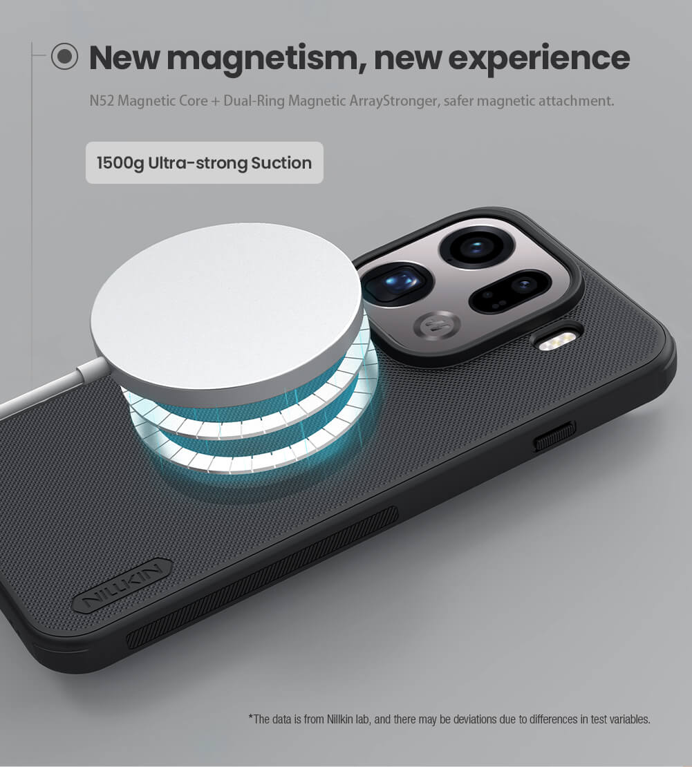 Nillkin Super Frosted Shield Pro Magnetic Matte cover case - Oppo Find X9 Pro