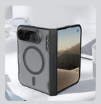 Nillkin Super Frosted Shield Fold Magnetic Matte cover case - Apple iPhone Duo