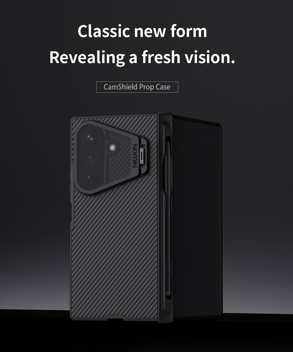 Nillkin Camshield Prop Magnetic Transparent Lens Guard Edition Pen holder Version Camera protective cover case - Samsung Galaxy Z Fold 8 Ultra