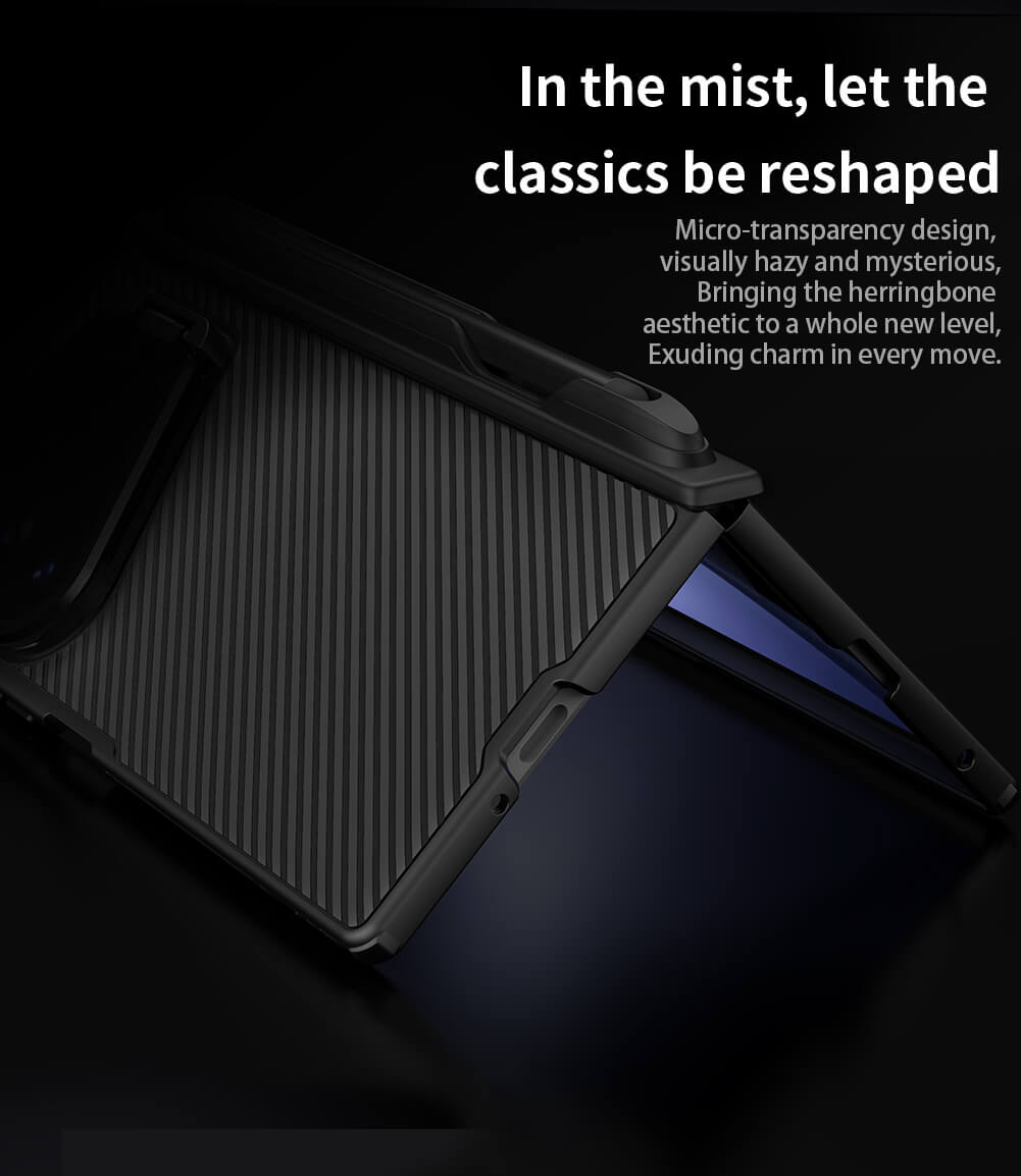 Nillkin Camshield Prop Magnetic Transparent Lens Guard Edition Pen holder Version Camera protective cover case - Samsung Galaxy Z Fold 8 Ultra