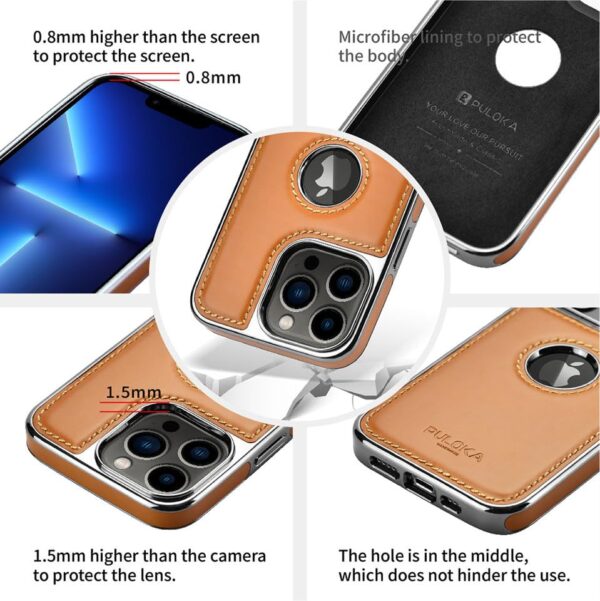 PULOKA Classic Leather - iPhone 15 Pro Max Back Cover