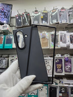 DFANS Pu Leather Chrome Plated Samsung Z Fold 7 Cover