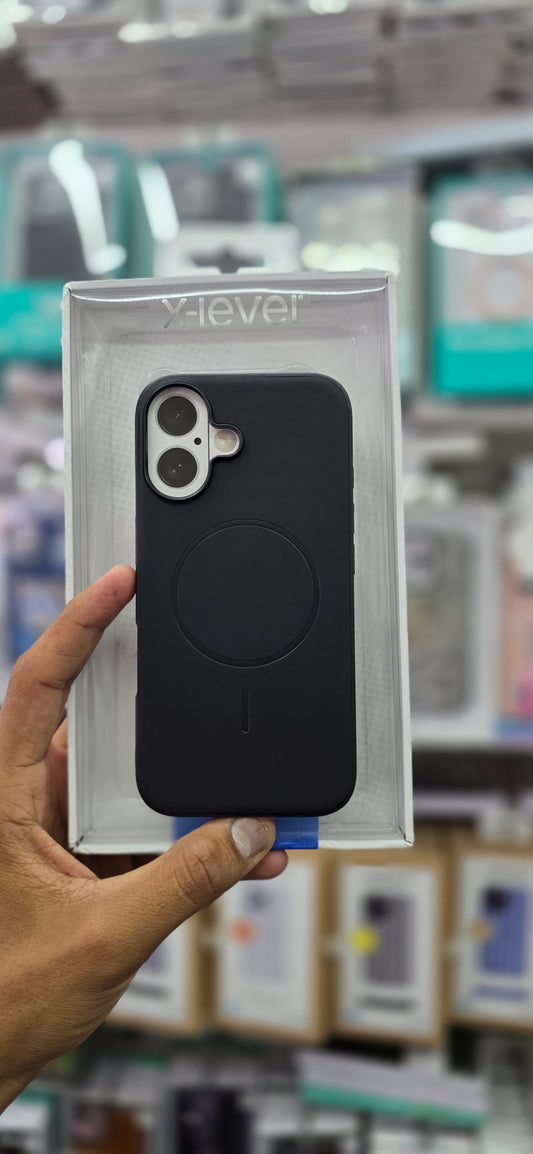 X-LEVEL Magnet Duke Leather Case - iPhone 16