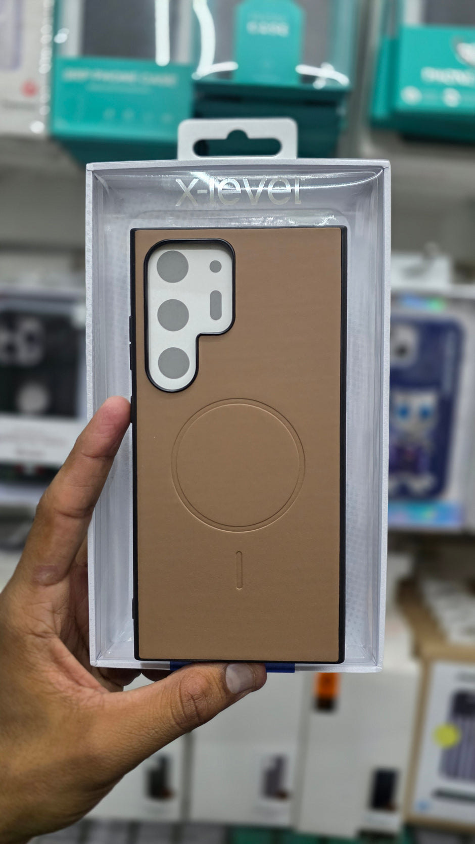 X-LEVEL Magnet Duke Leather Case - Samsung S24 Ultra