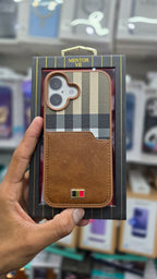 Mentor VII Premium Leather Wallet Case - iPhone 16 Plus Back Cover
