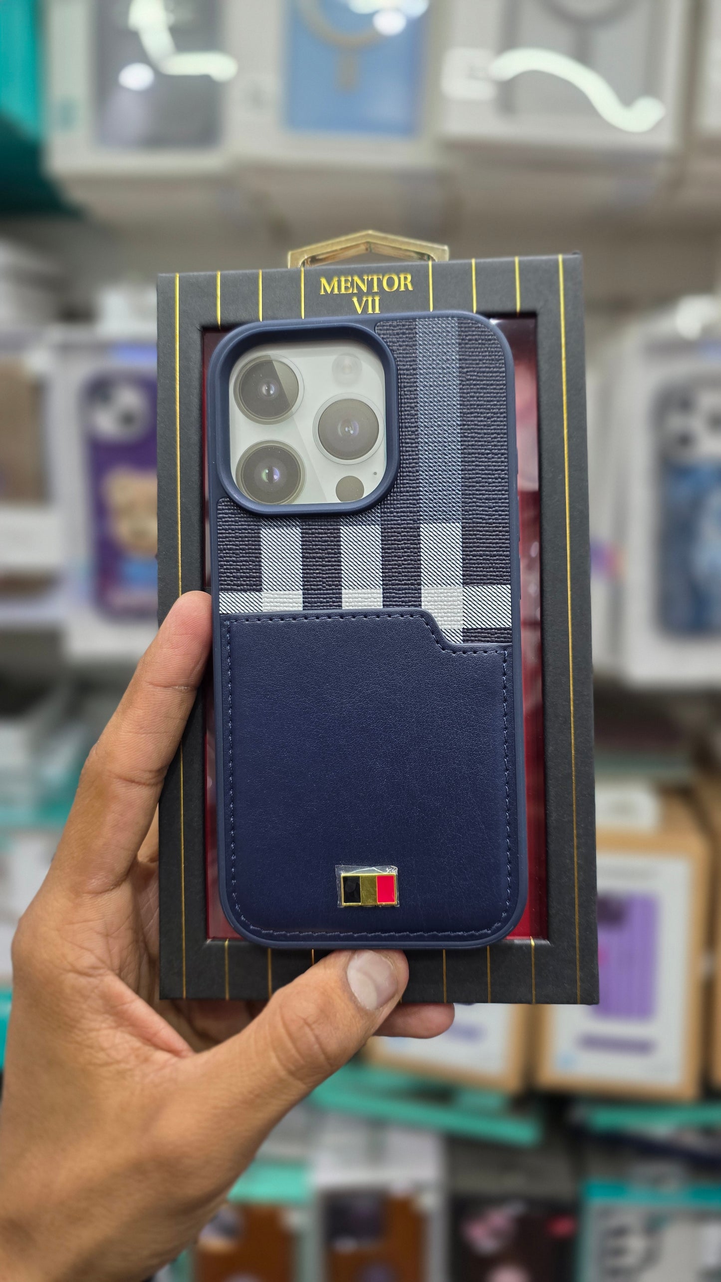 Mentor VII Premium Leather Wallet Case - iPhone 16 Pro Max