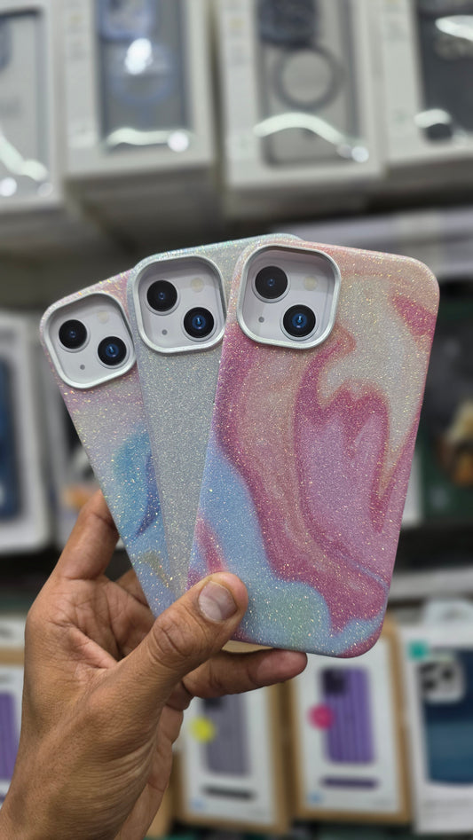 SRP Glittery Pastel Swirl Case WIth MagSafe - iPhone 15