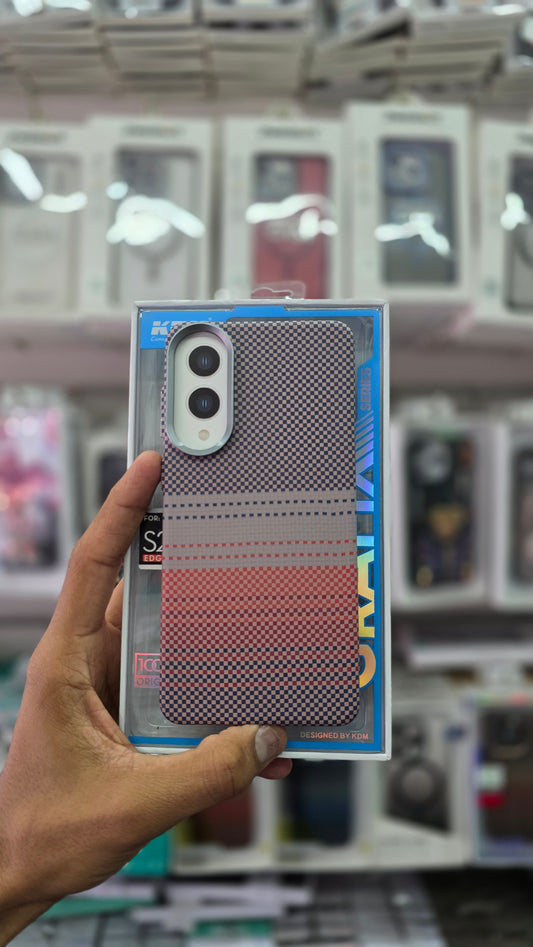 KDM Carbon Fiber Texture Case - Samsung S25 Edge