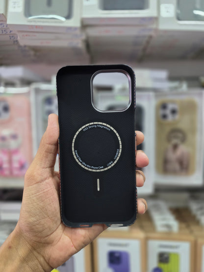 icon MagSafe Kevlar Carbon Fiber Texture - iPhone 15 Pro