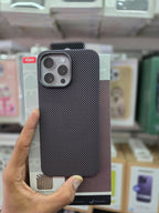 icon MagSafe Kevlar Carbon Fiber Texture - iPhone 15 Pro Max Back Cover