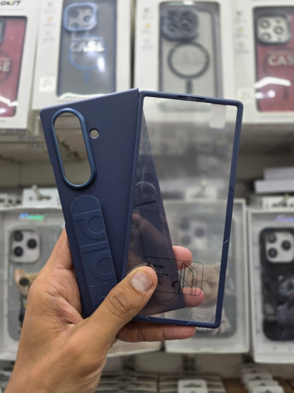 Stand Wrist Strip Case With Glass - Samsung Z Fold 7