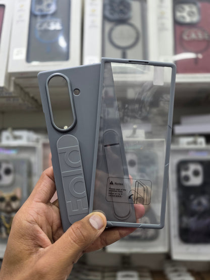 Stand Wrist Strip Case With Glass - Samsung Z Fold 7