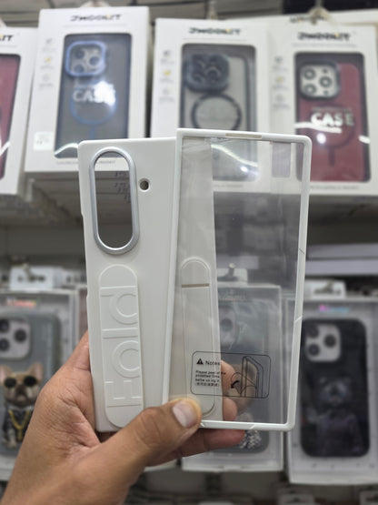 Stand Wrist Strip Case With Glass - Samsung Z Fold 7