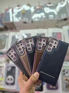 PULOKA Classic Leather Wit Kick Stand - Samsung S23 Ultra