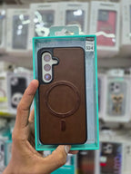 TRUNZO PU Leather MagSafe Ring Case - Samsung S24 FE