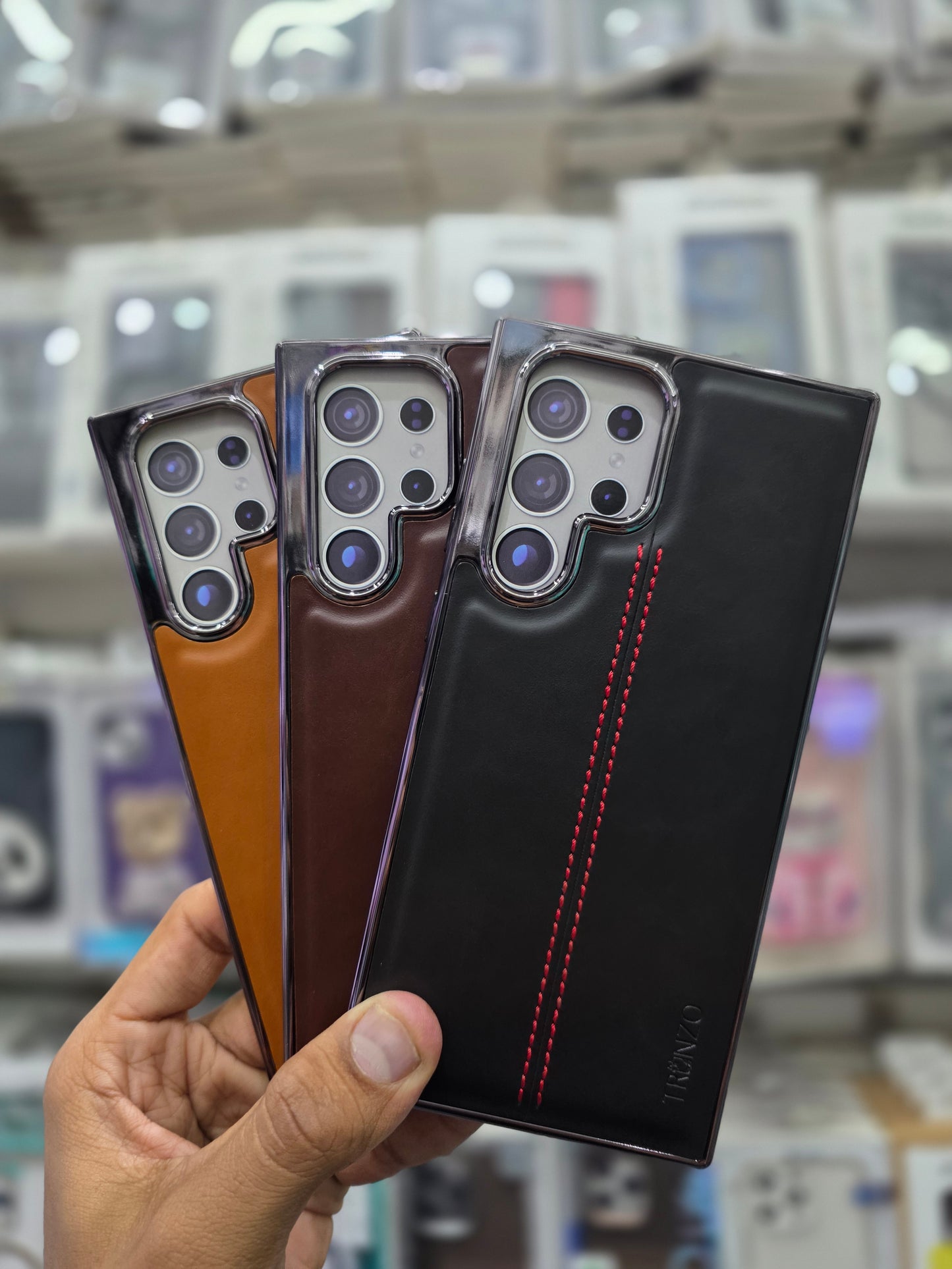 TRUNZO Classic Leather - Samsung S22 Ultra
