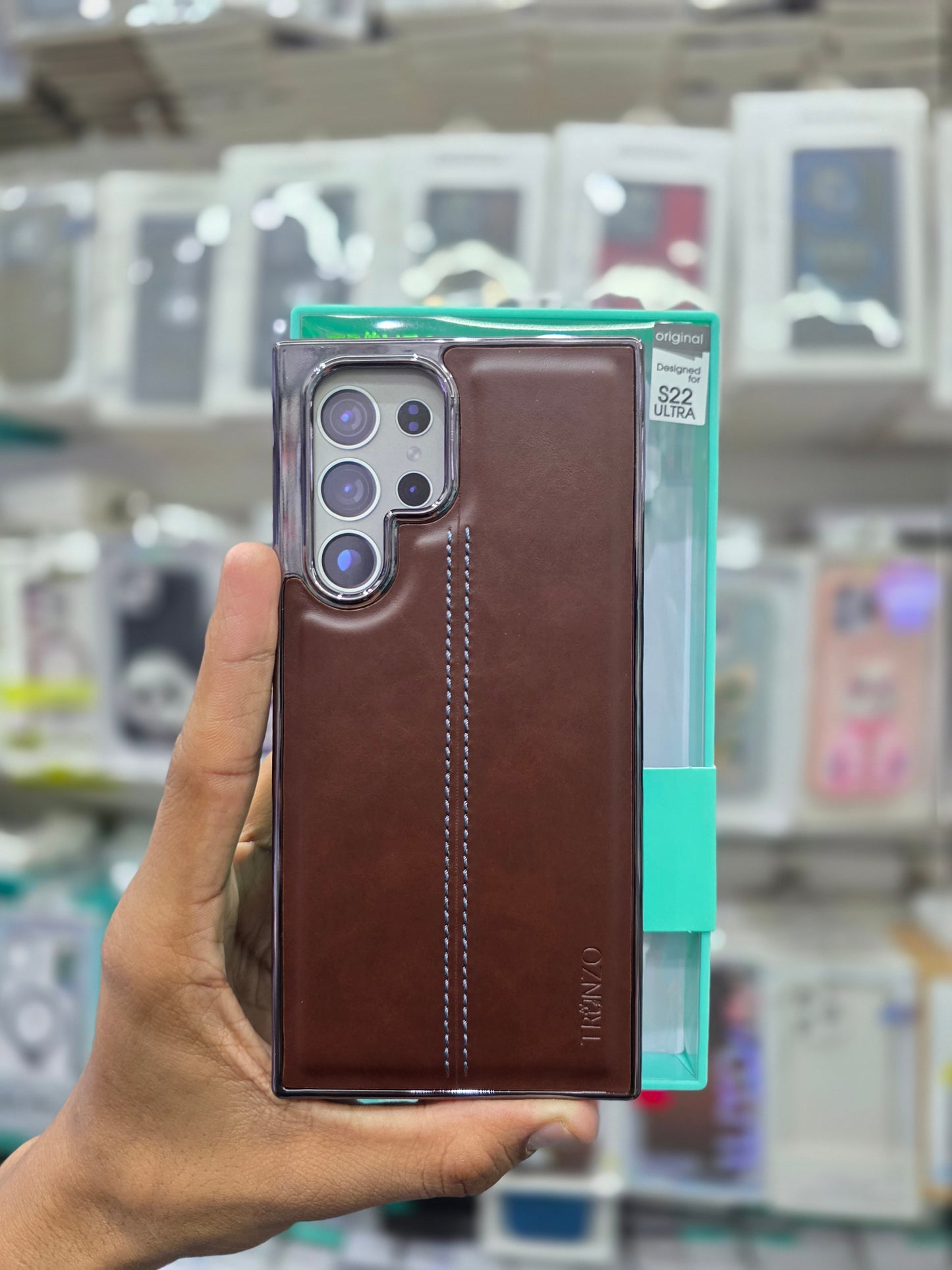 TRUNZO Classic Leather - Samsung S22 Ultra
