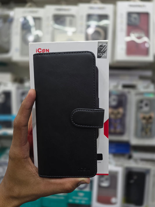 Magnet Adsorbed Wallet Case - Samsung Galaxy Fold 4