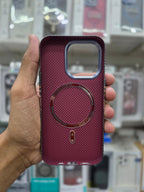 Luxo Carbon Fiber Magsafe Case - iPhone 15 Pro Back Cover