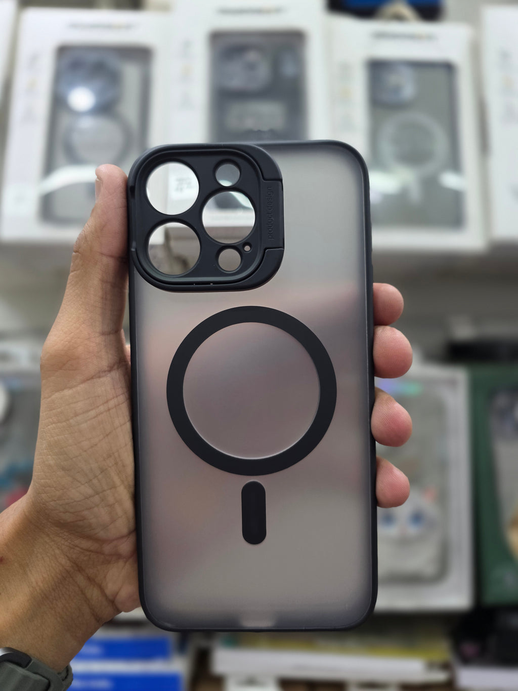 Jmookit Lenswing Magnetic Case - iPhone 15 Pro Max Back Cover