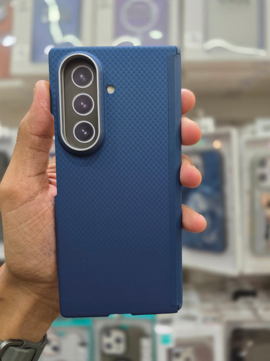 X-Level Mars Carbon Fiber Textute Magnet Samsung Fold 7 Cover