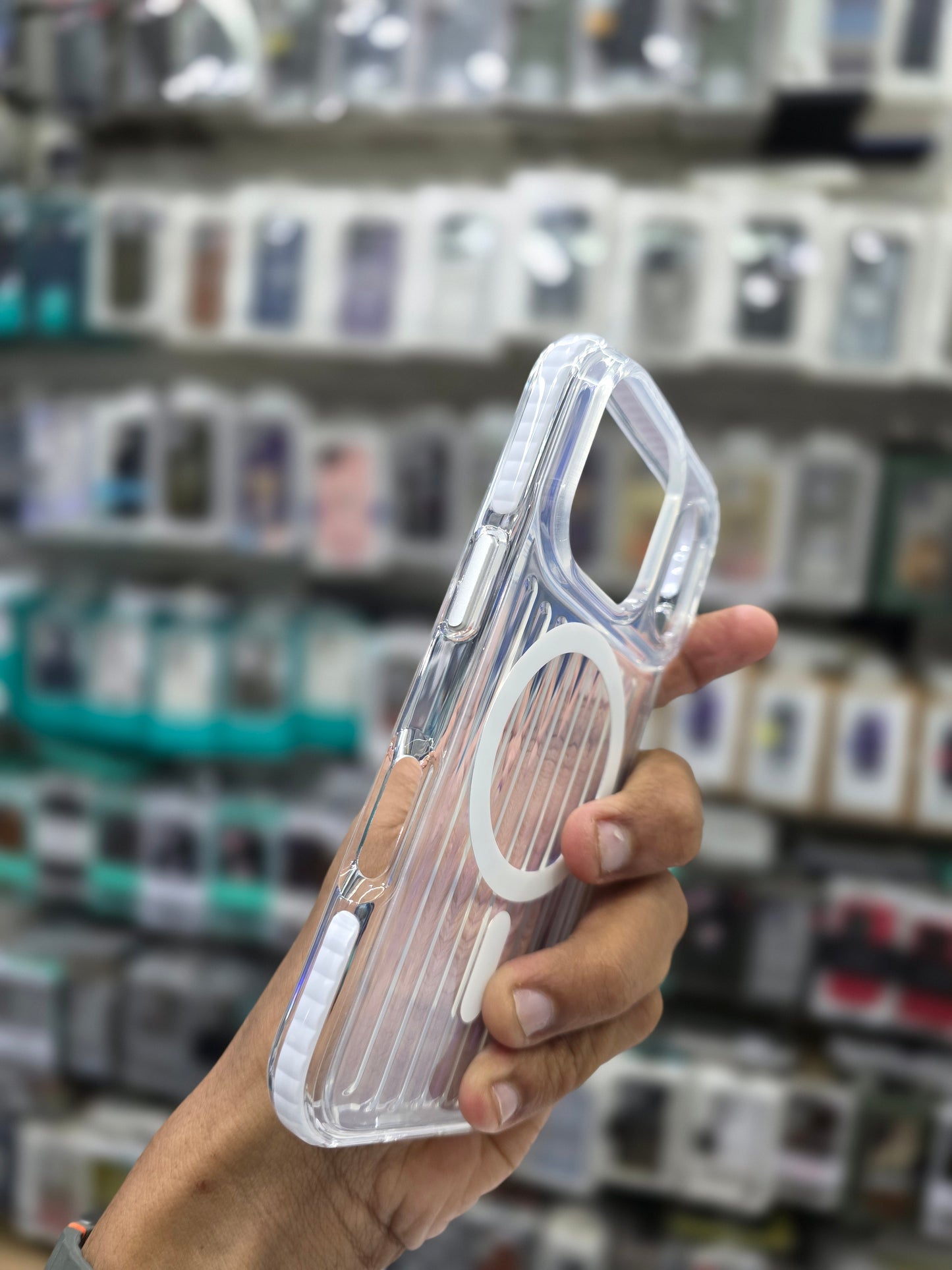 Rock Ribbed Glow Magnetic Case Cover - iPhone 17 Pro Max