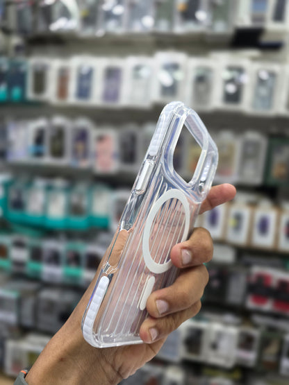 Rock Ribbed Glow Magnetic Case Cover - iPhone 17 Pro Max