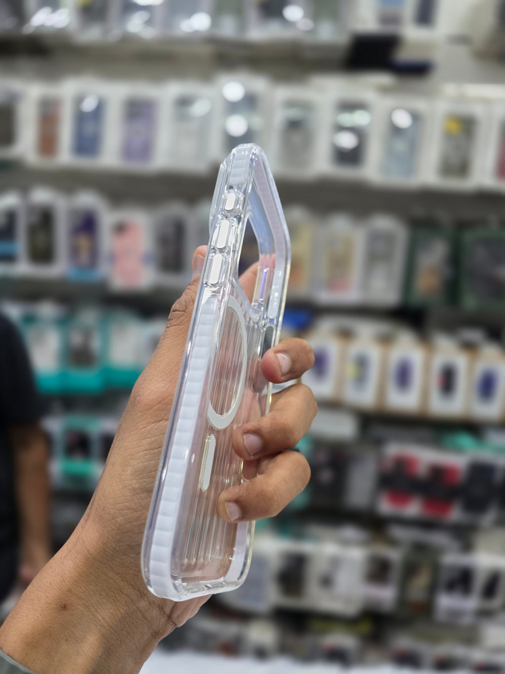 Rock Ribbed Glow Magnetic Case Cover - iPhone 17 Pro Max Back Cover