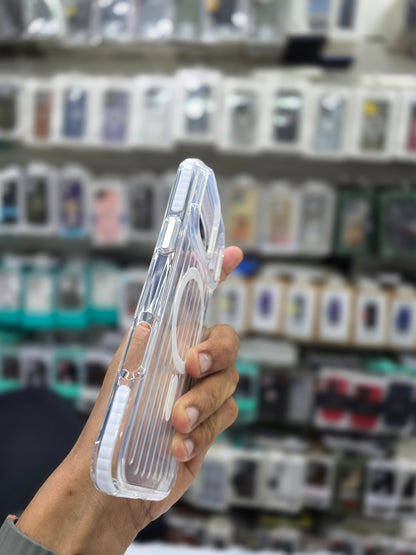 Rock Ribbed Glow Magnetic Case Cover - iPhone 17 Pro Max