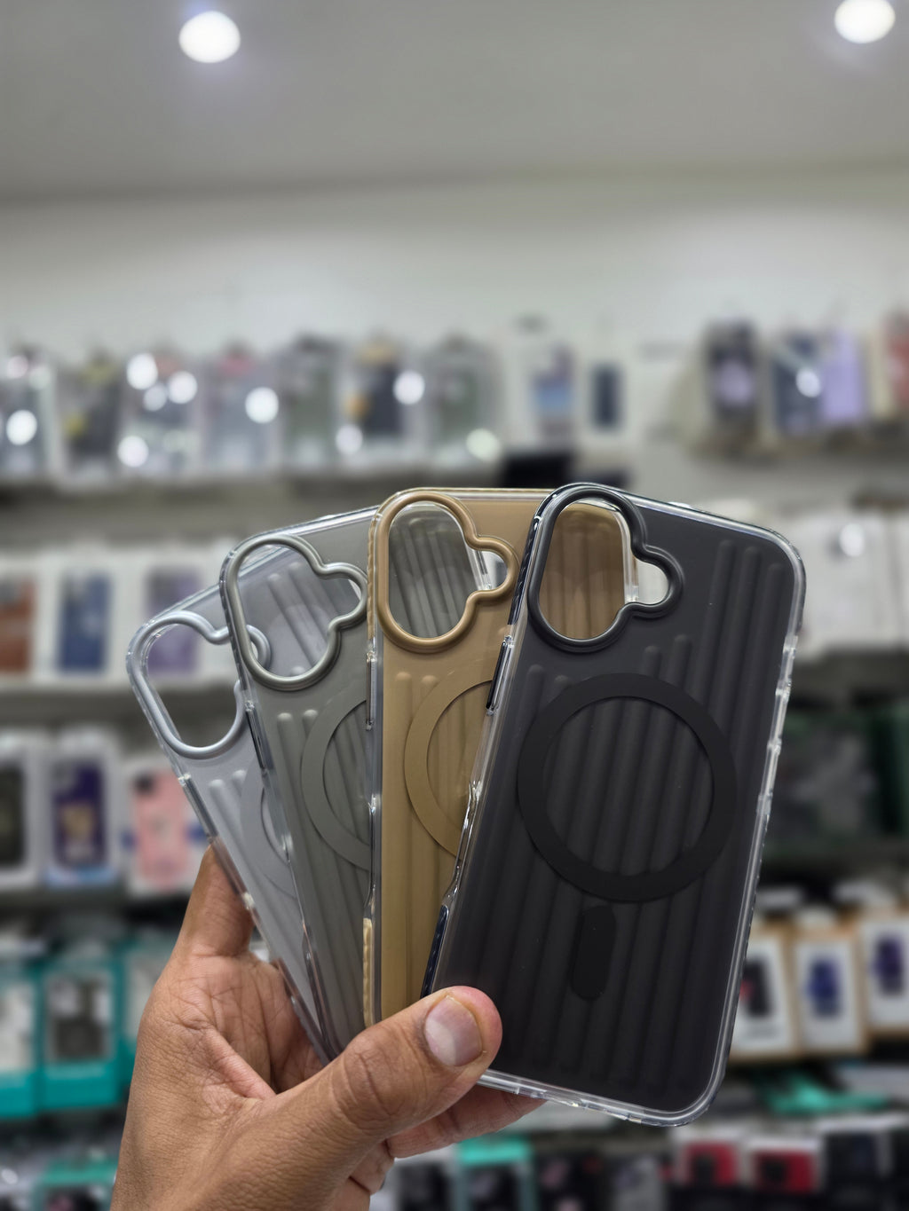 Rock Ribbed  Magnetic Case Cover - iPhone 17 Back Cover