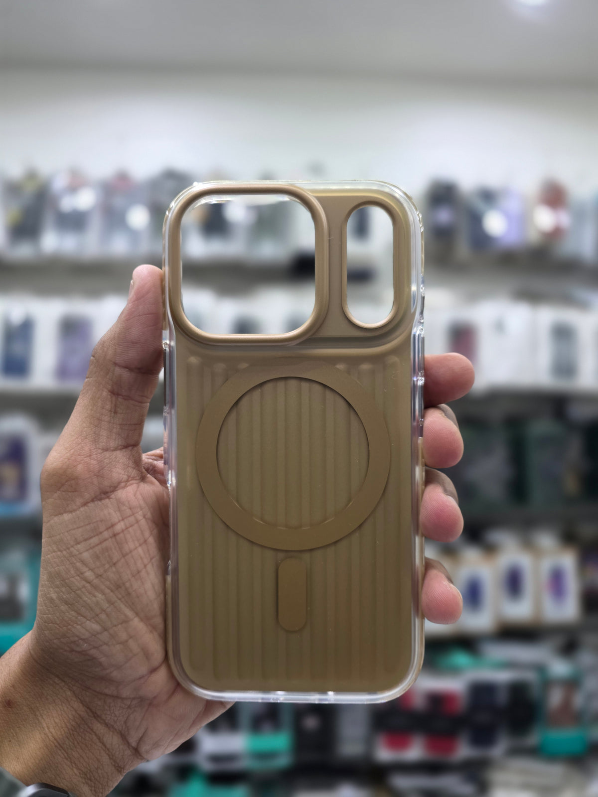 Rock Ribbed  Magnetic Case Cover - iPhone 17 Pro Max Back Cover