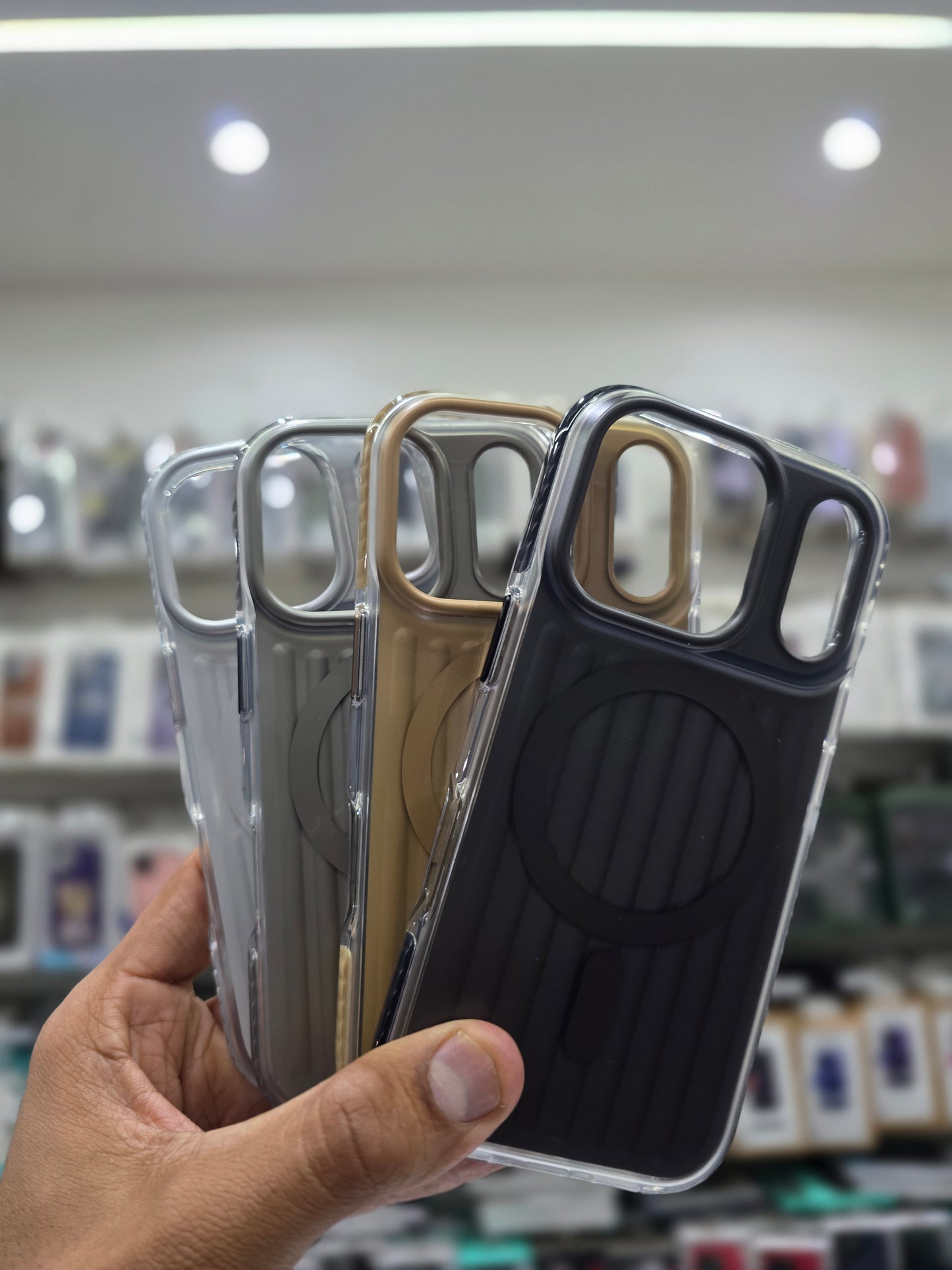 Rock Ribbed  Magnetic Case Cover - iPhone 17 Pro Max