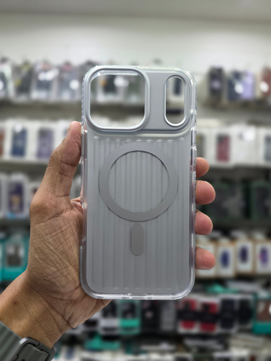 Rock Ribbed  Magnetic Case Cover - iPhone 17 Pro Back Cover