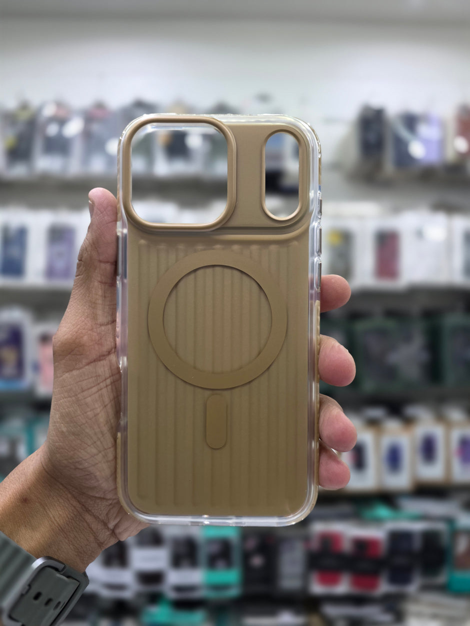 Rock Ribbed  Magnetic Case Cover - iPhone 17 Pro Back Cover