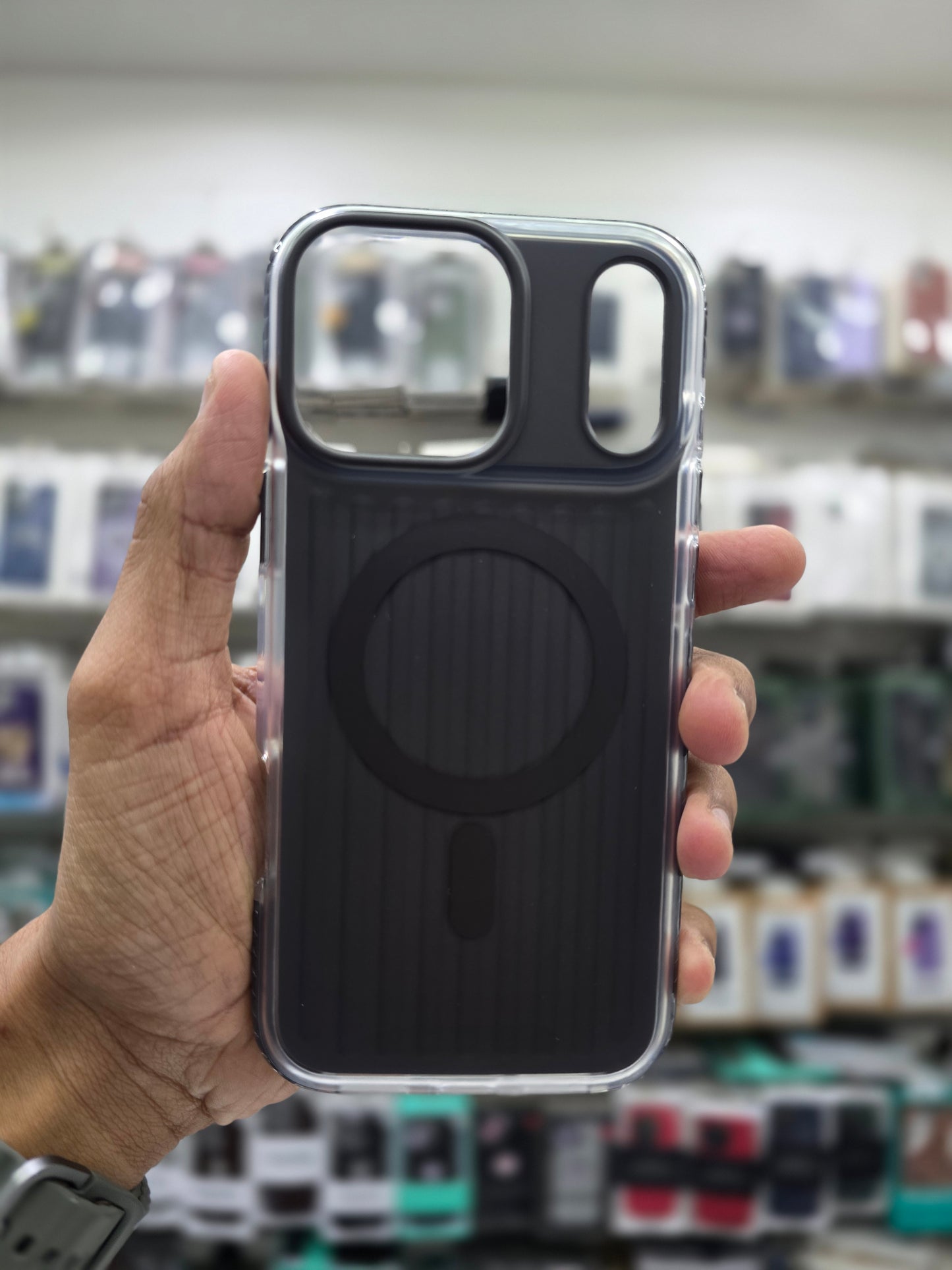 Rock Ribbed  Magnetic Case Cover - iPhone 17 Pro