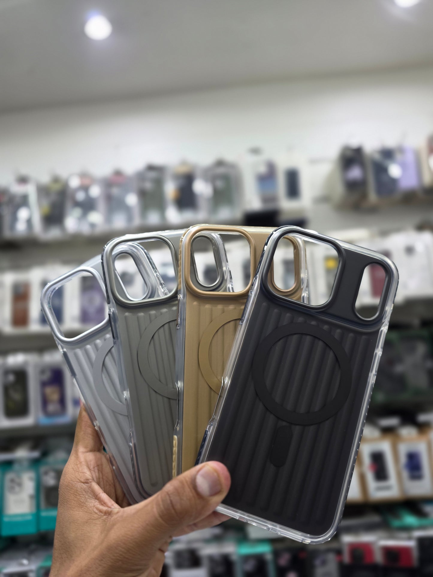 Rock Ribbed  Magnetic Case Cover - iPhone 17 Pro