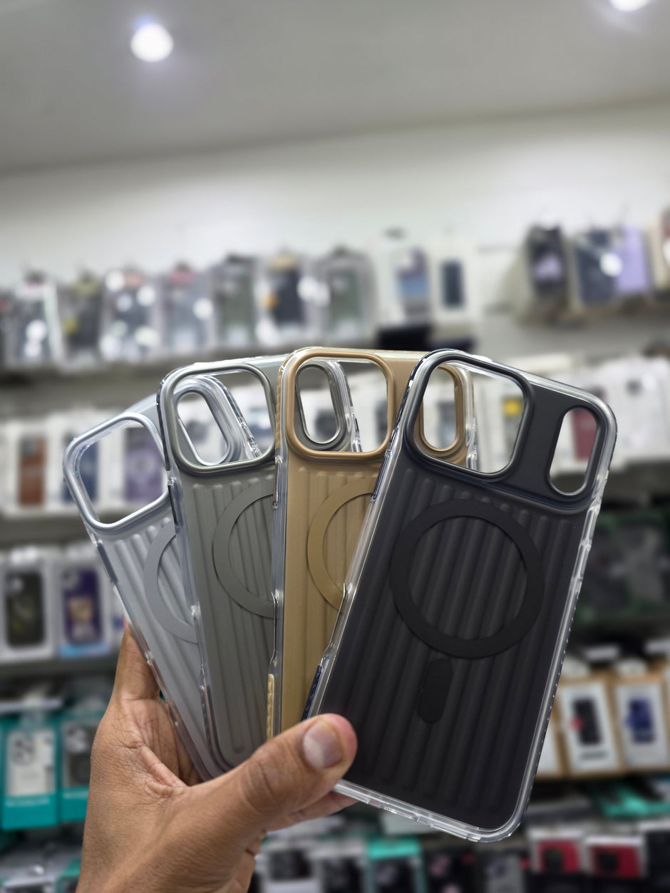 Rock Ribbed  Magnetic Case Cover - iPhone 17 Pro Back Cover