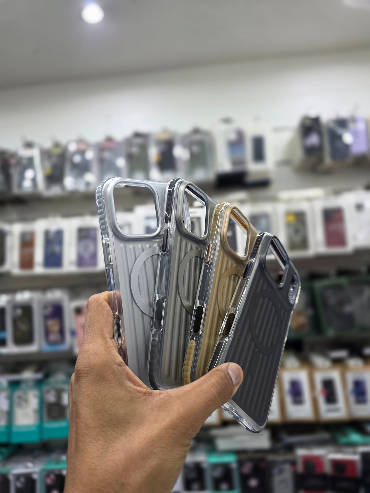 Rock Ribbed  Magnetic Case Cover - iPhone 17 Pro