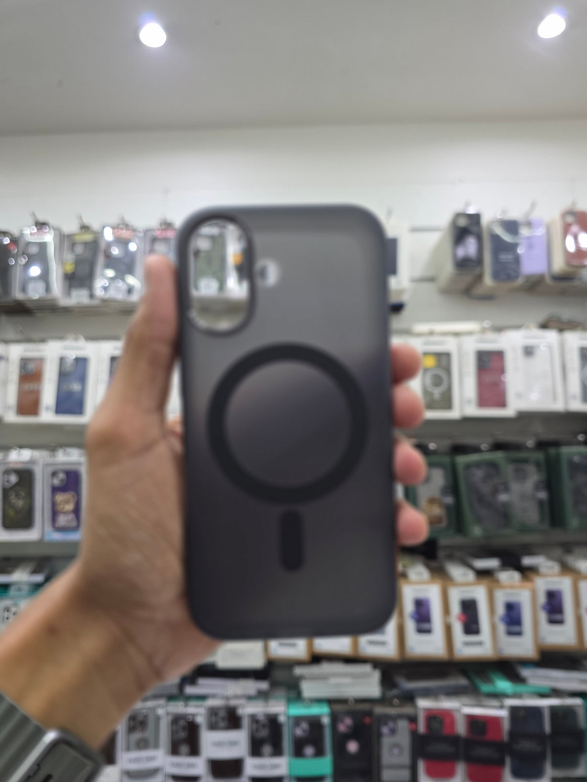 Rock Matte Series with Magnetic(Semi-Transparent ) Cover - iPhone 17 Back Cover