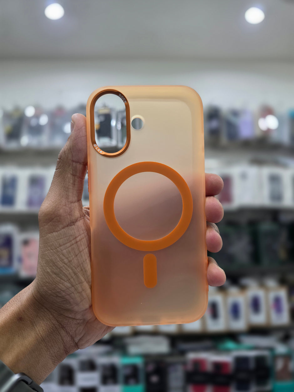 Rock Matte Series with Magnetic(Semi-Transparent ) Cover - iPhone 17 Back Cover