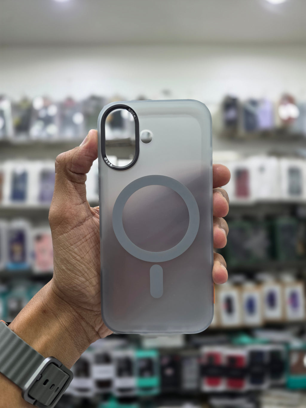 Rock Matte Series with Magnetic(Semi-Transparent ) Cover - iPhone 17 Back Cover