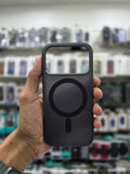 Rock Matte Series with Magnetic(Semi-Transparent ) Cover - iPhone 17 Pro Max Back Cover