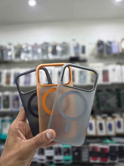 Rock Matte Series with Magnetic(Semi-Transparent ) Cover - iPhone 17 Pro Max
