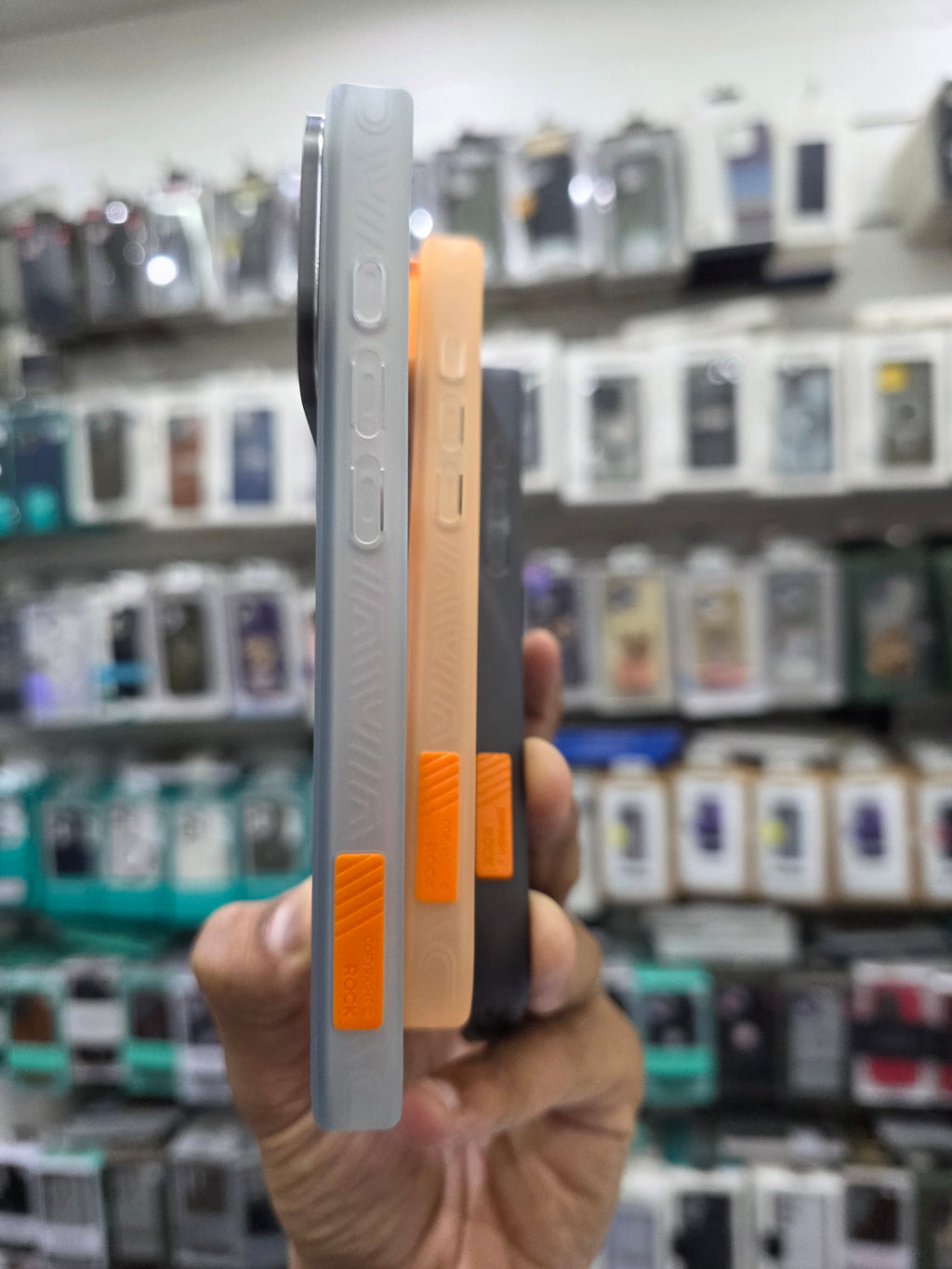 Rock Matte Series with Magnetic(Semi-Transparent ) Cover - iPhone 17 Pro Max Back Cover