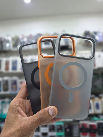 Rock Matte Series with Magnetic(Semi-Transparent ) Cover - iPhone 17 Pro Max