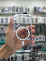 Rock Crystal Shield Transparent Magnetic Protection Case - iPhone 17 Back Cover