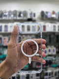 Rock Crystal Shield Transparent Magnetic Protection Case - iPhone 17 Air Back Cover