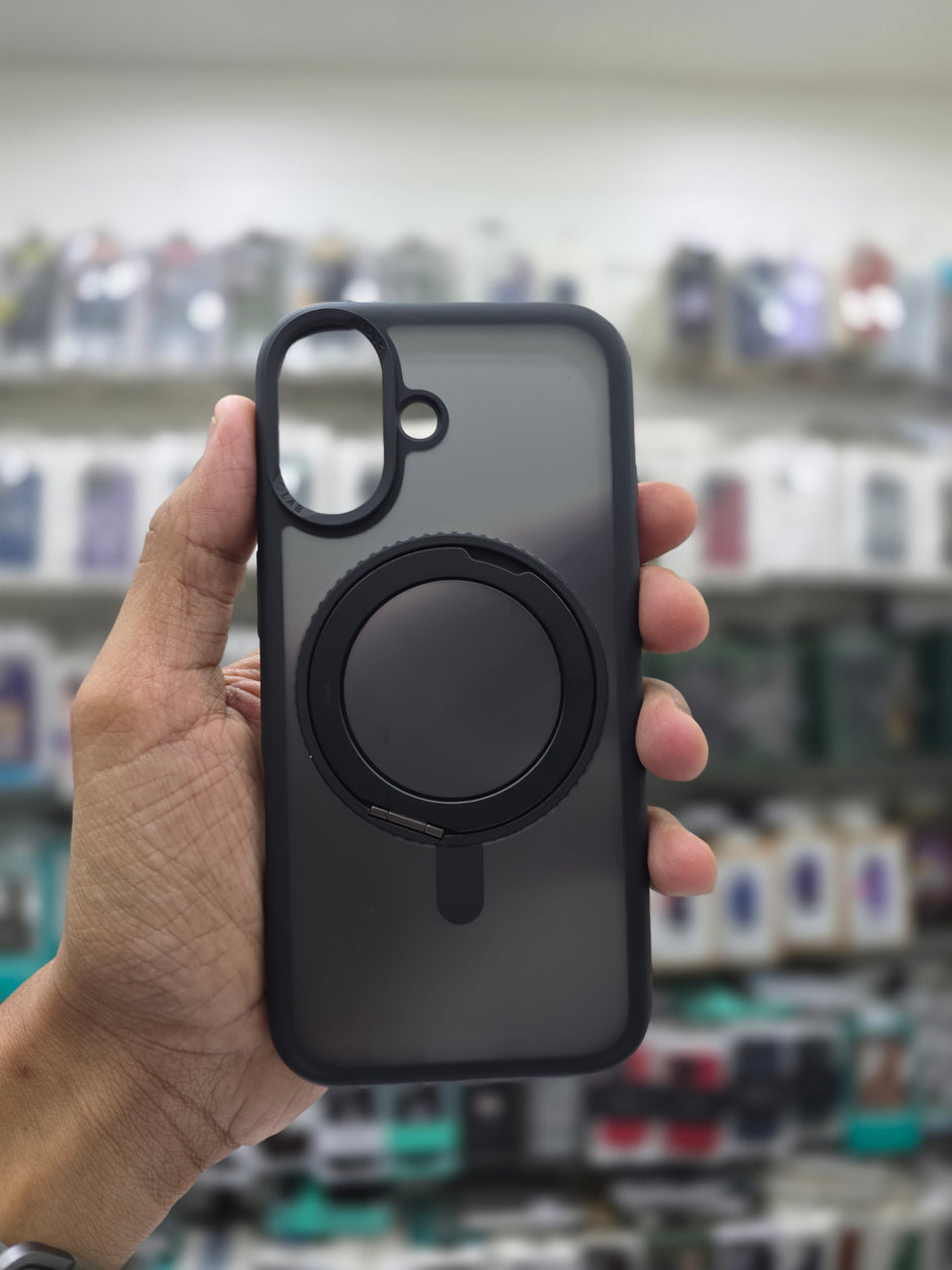 Rock Guard Touch Mate Magnetic Case With 360 Stand - iPhone 17 Back Cover