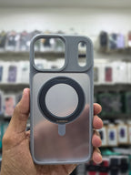 Rock Guard Touch Mate Magnetic Case With 360 Stand - iPhone 17 Pro Max Back Cover