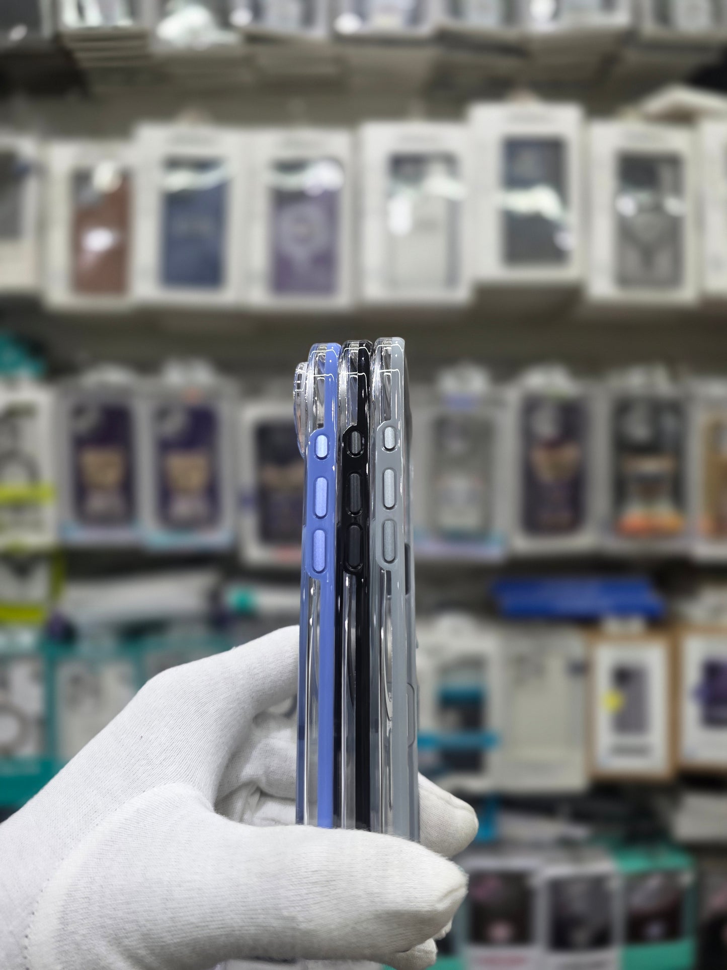Helix Clear Protective MagSafe Case with Stylish Multi-Color Buttons - iPhone 17 Air
